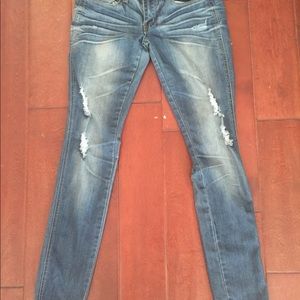 Dollhouse Skinny Distressed Jeans -Size 9